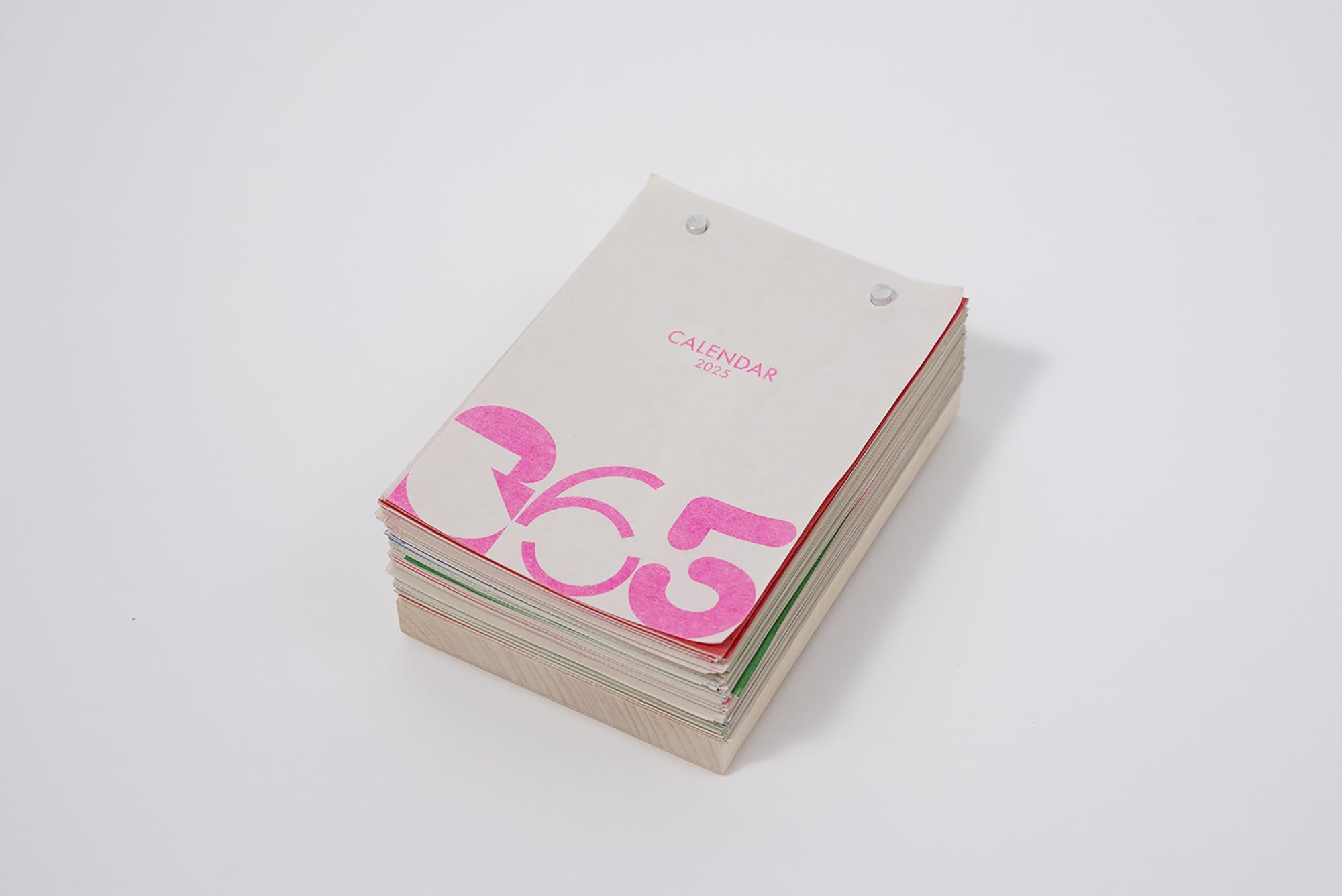 日めくりカレンダーの制作