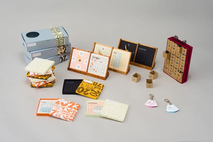アナログな印刷方法による紙雑貨の制作 -活版印刷を用いたカレンダーの制作-