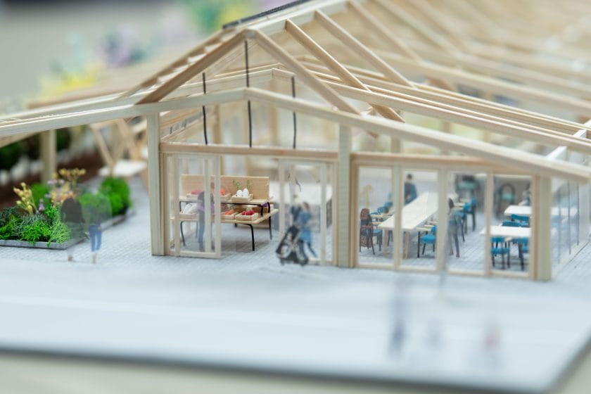 通り抜けられる食堂は笑顔いっぱい時々マルシェ