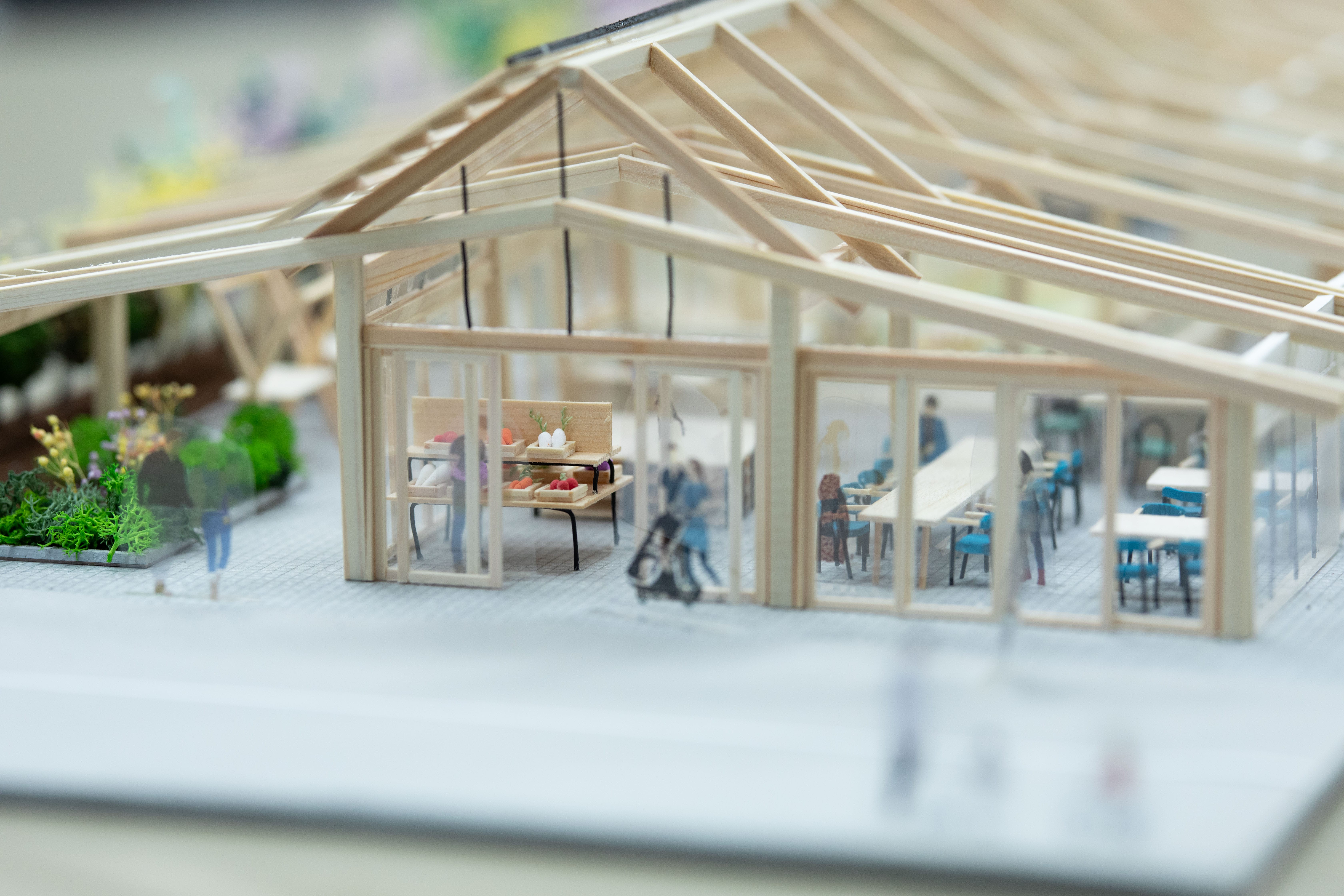 通り抜けられる食堂は笑顔いっぱい時々マルシェ