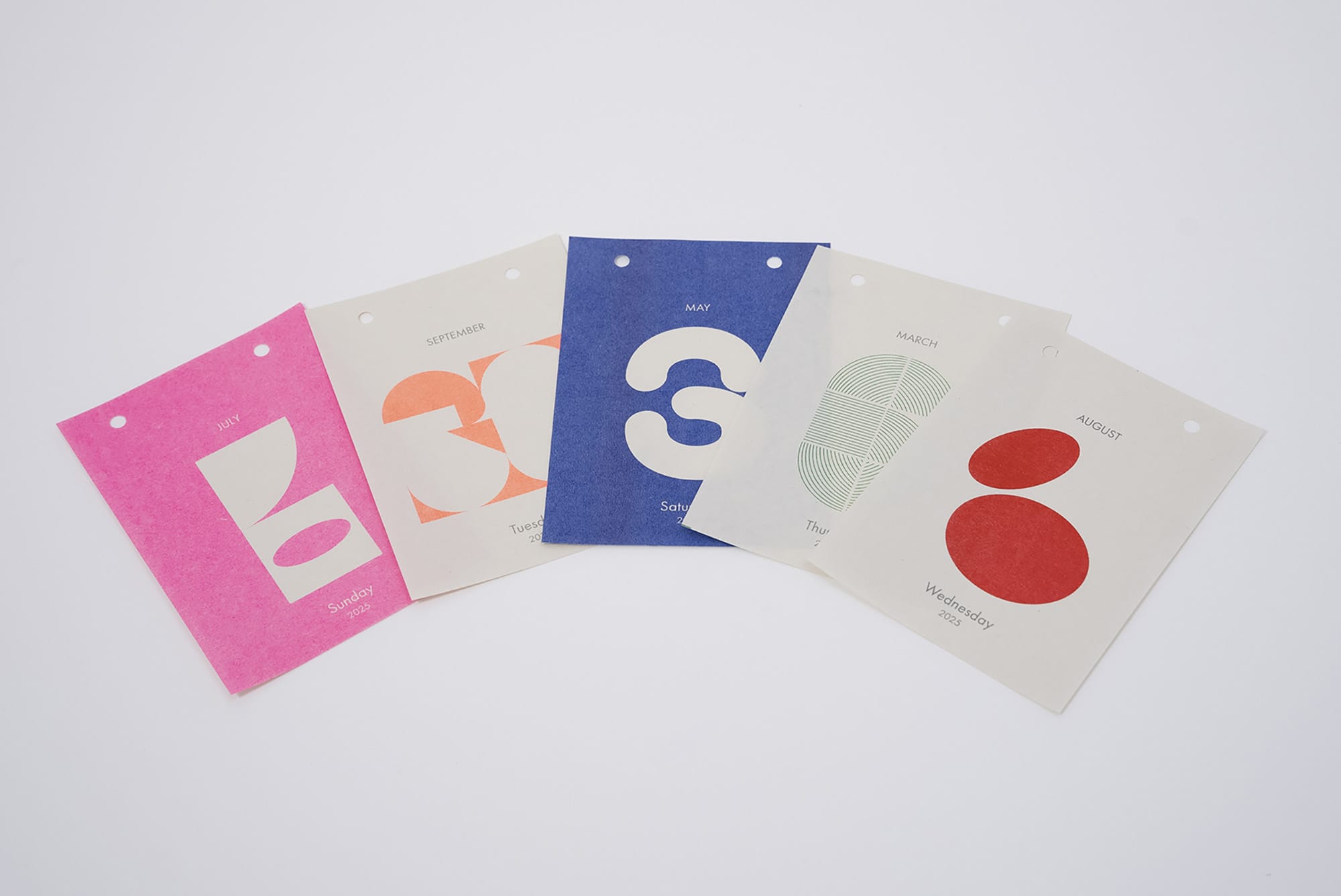 日めくりカレンダーの制作