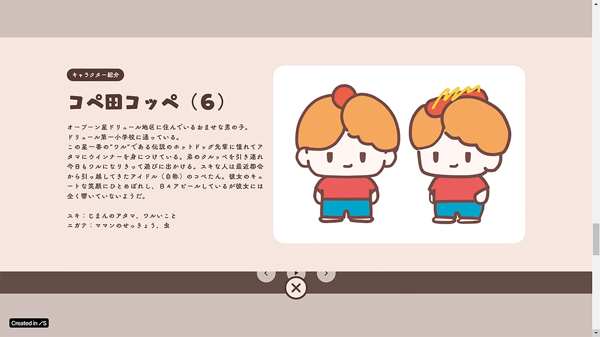 コッぺのアタマ－アタマのカタチはコッペパン⁈－