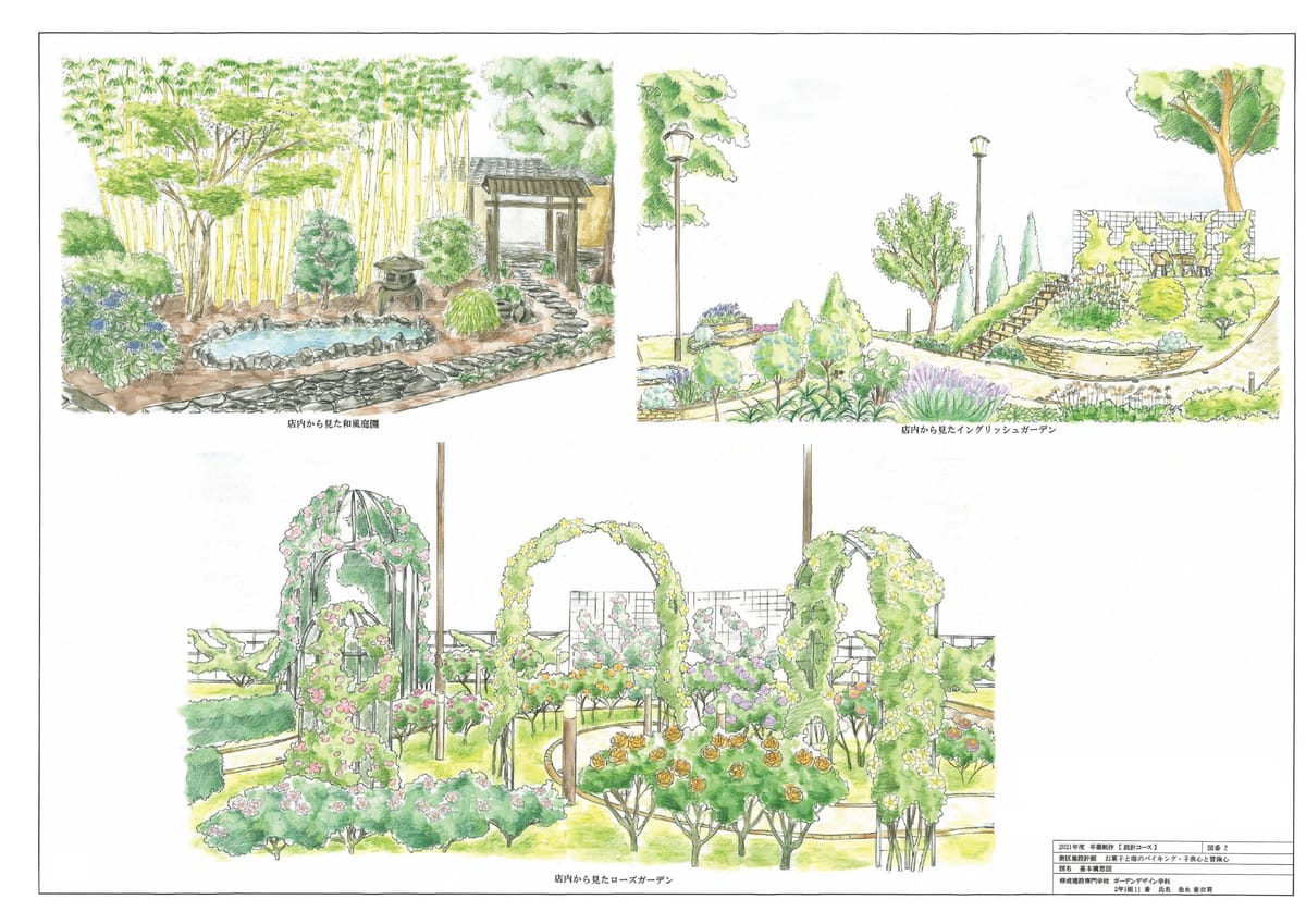 お菓子と庭のバイキング・子供心と冒険心