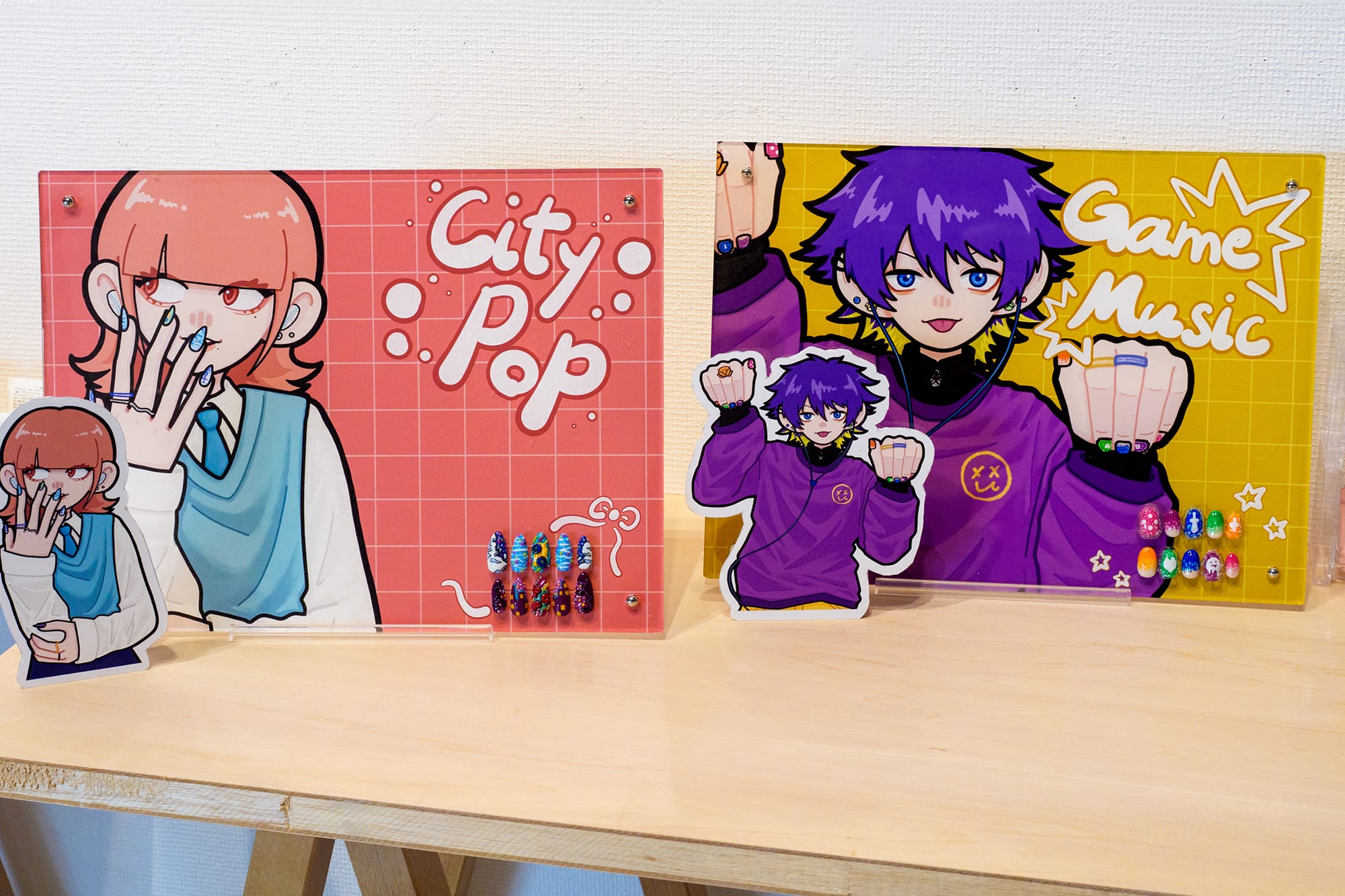 音楽ジャンルを具現化したネイルのデザイン