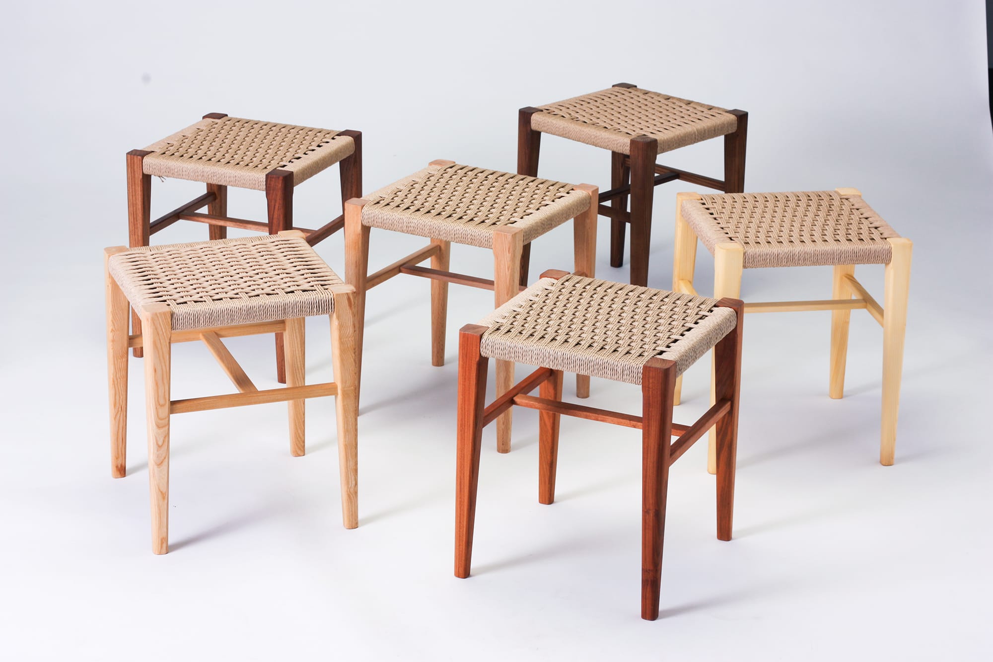 座あみのスツールのDIYキットの製作