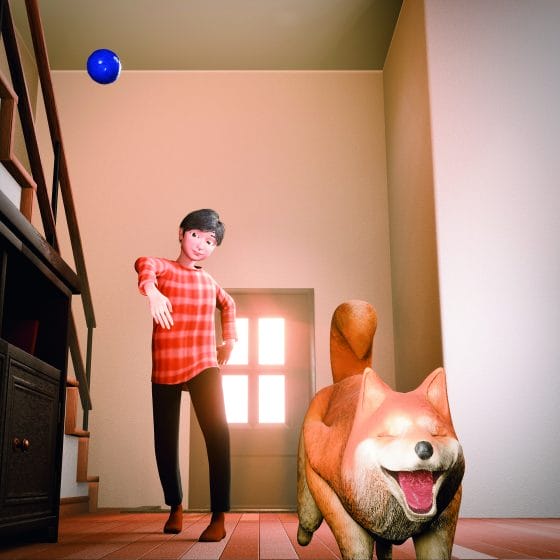 ひとつのモチーフを展開させて作るCGアニメーション