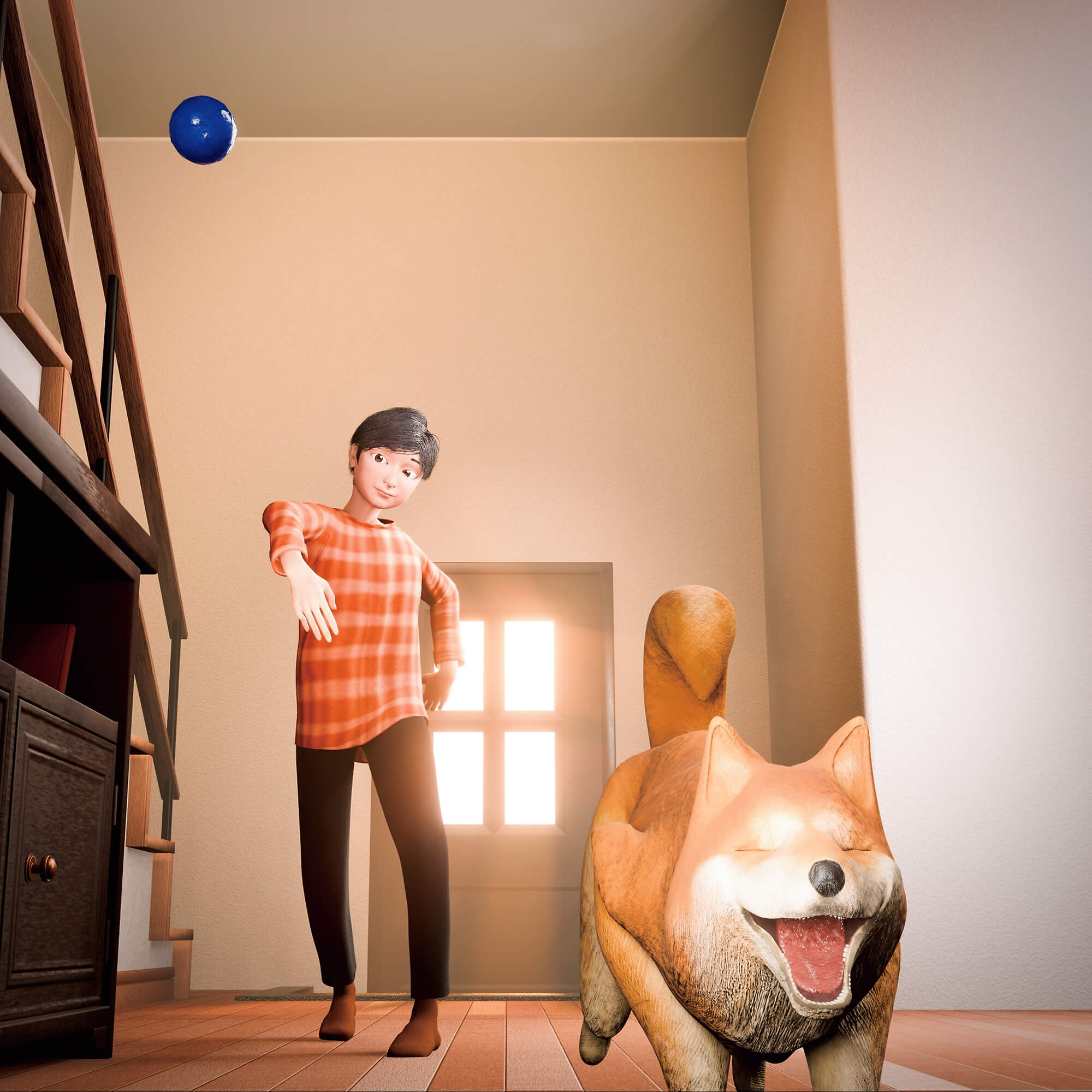 ひとつのモチーフを展開させて作るCGアニメーション