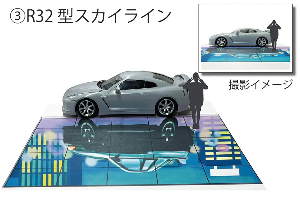 トリックアートを用いた記念撮影スポットの制作