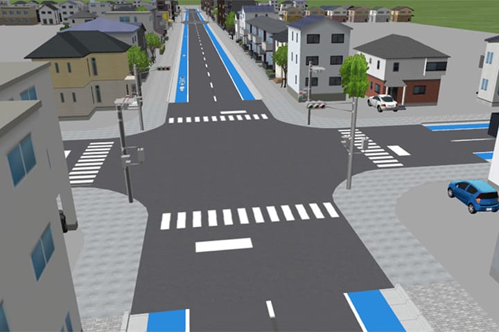 VR自転車シミュレータを用いた走行体験によるハザード知覚の向上