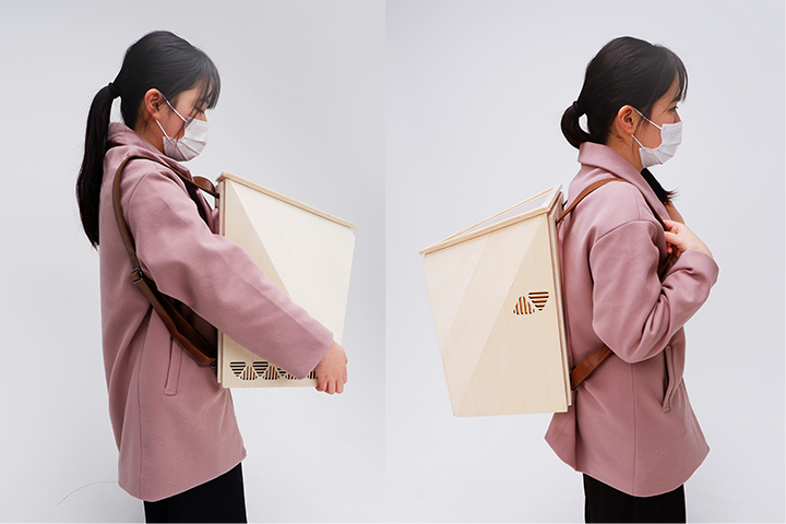 ペットの移動時にも使用可能なペットハウスのデザイン提案