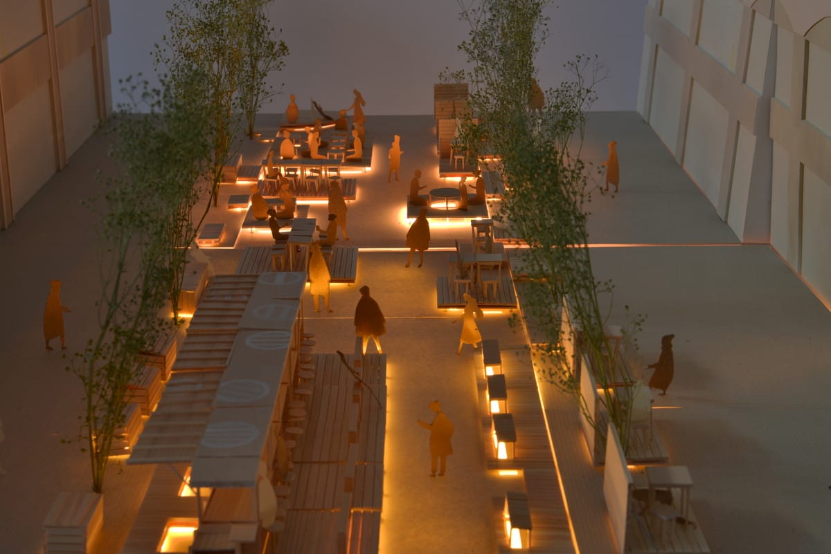 Outside In　街路をインテリア化する