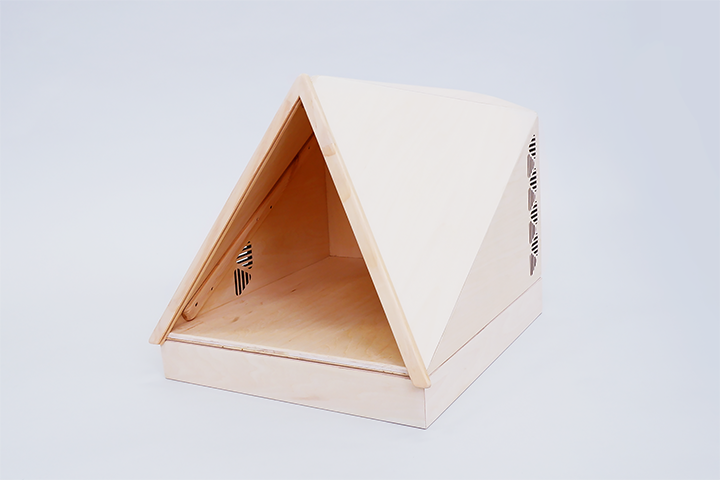 ペットの移動時にも使用可能なペットハウスのデザイン提案