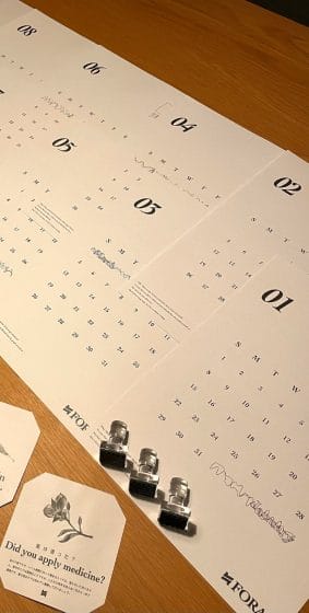 アトピー患者向けのグラフィック