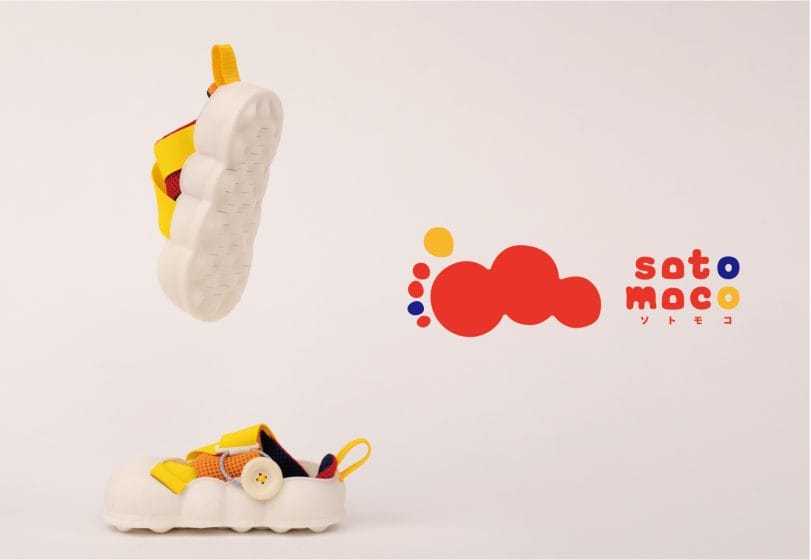 子どもの成長を助ける外履きのデザイン「sotomoco」