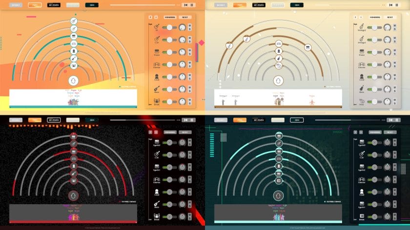 音像定位の設定をするアプリケーションGUIの制作