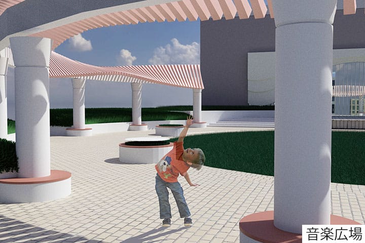 浜松市から音楽の魅力を発信する野外ステージの提案