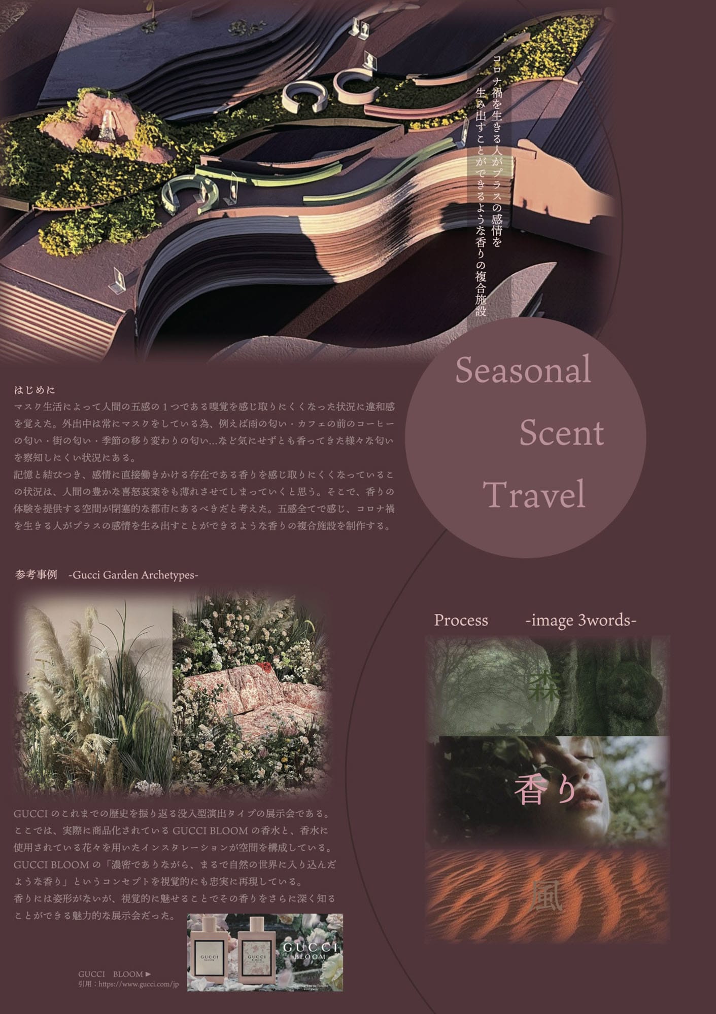 Seasonal Scent Travel –嗅覚の総合複合施設–