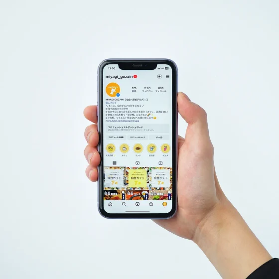 SNS情報サービスの企画・運営 MIYAGI GOZAIN