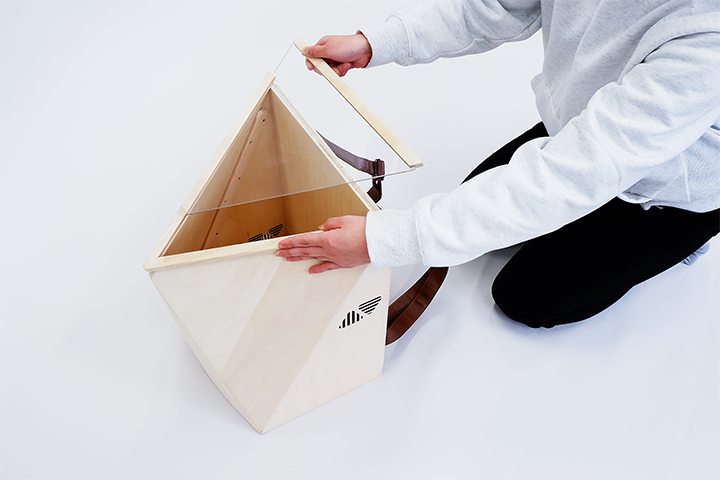 ペットの移動時にも使用可能なペットハウスのデザイン提案