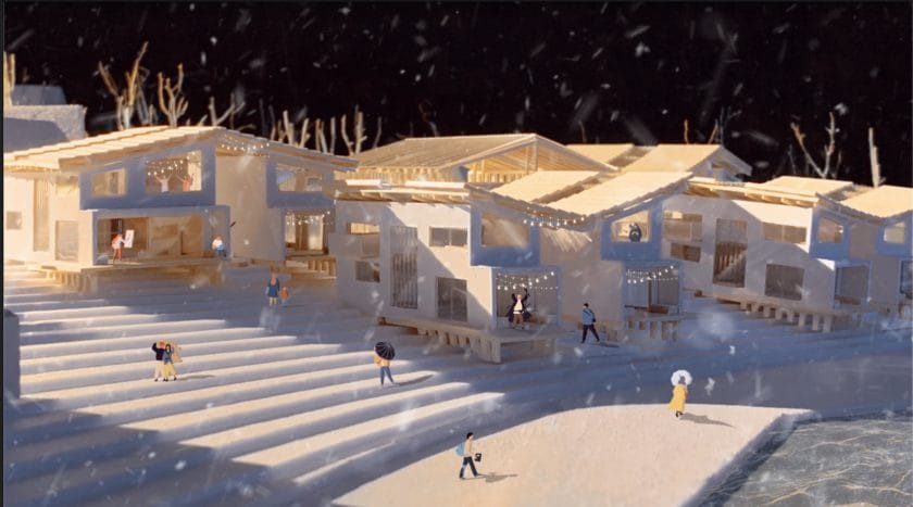 ROOF M －島根県隠岐郡知夫村におけるデュアルライフのための環境型複合施設の提案－