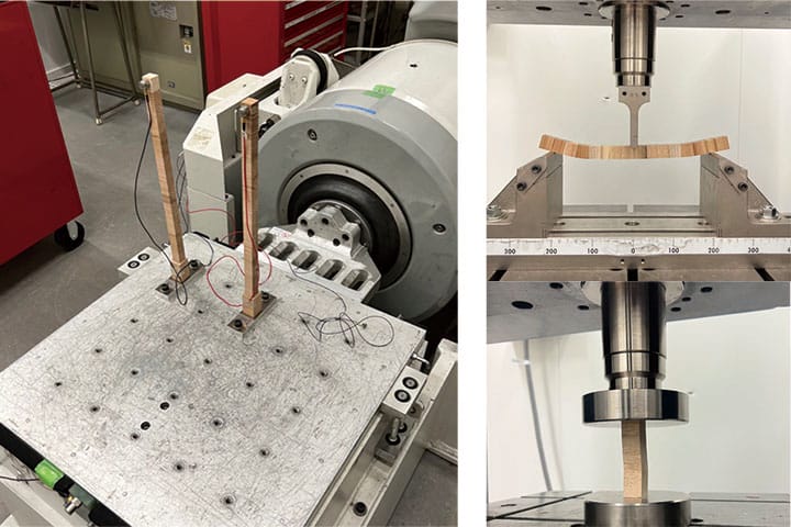 広葉樹材と弾性スギ圧縮木材を組み合わせた面部材による転倒リスク軽減家具の開発