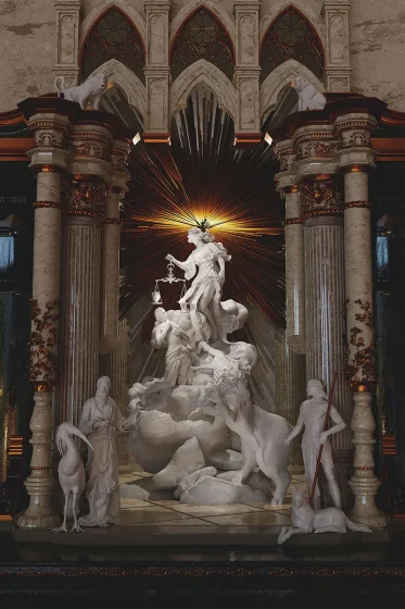 死者の審判をテーマにした3DCGイラストレーションの制作