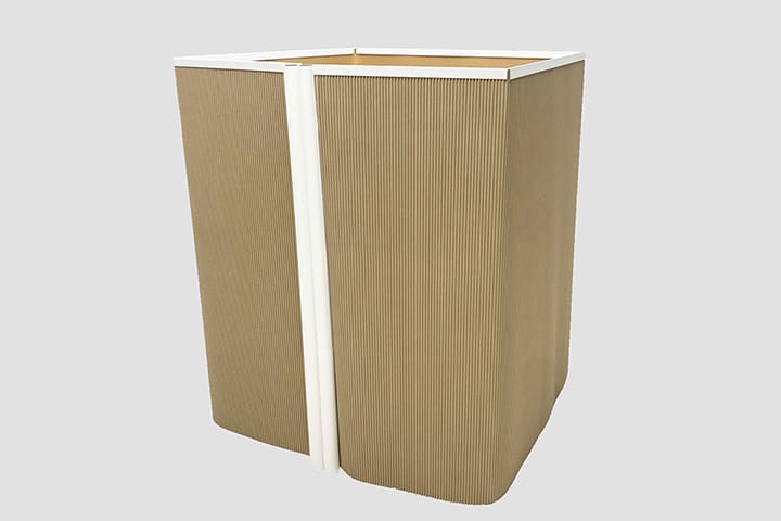 つくるーむ ～片面ダンボール素材のパーテーション制作～