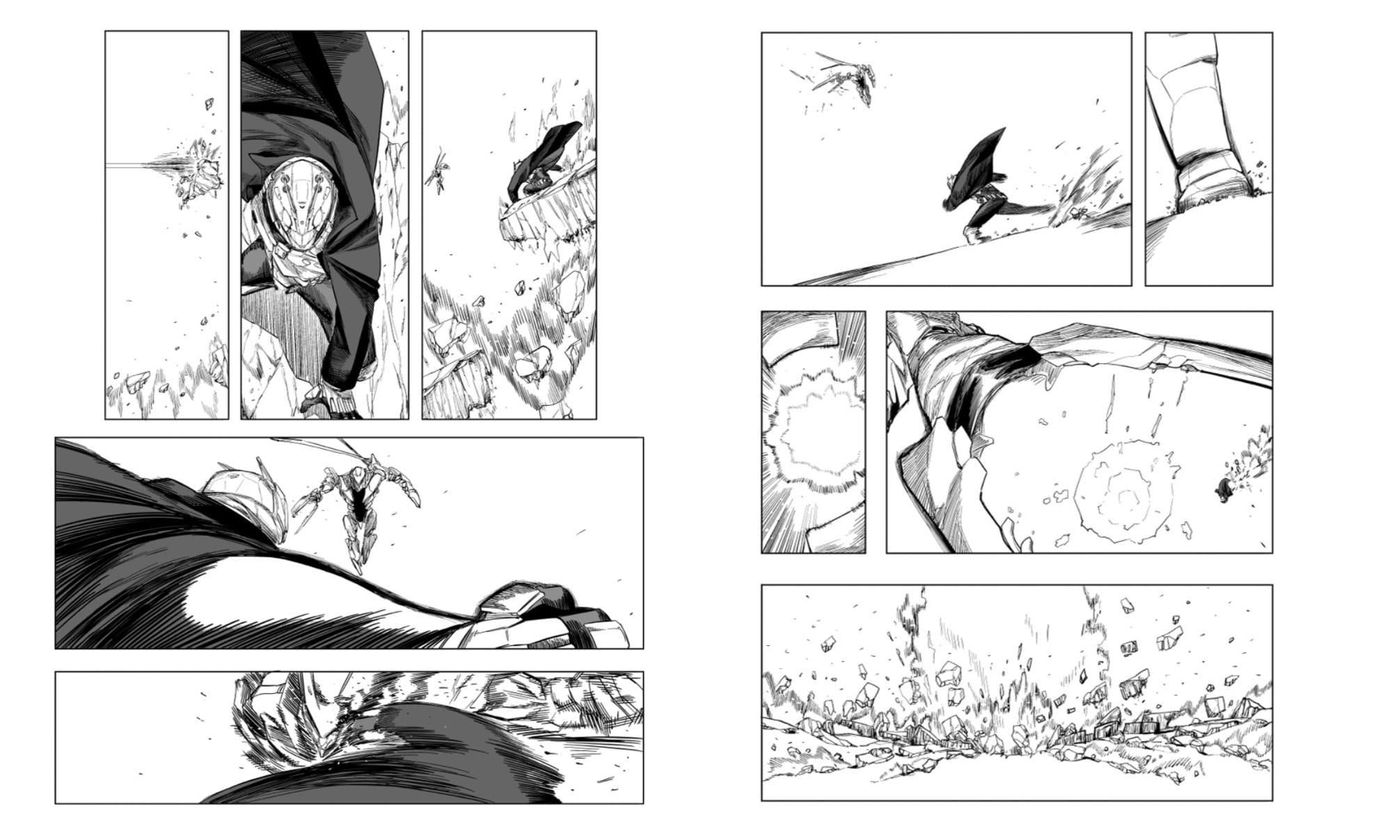 動と静漫画の表現方法　─漫画における動きや感情の描きかたについて─