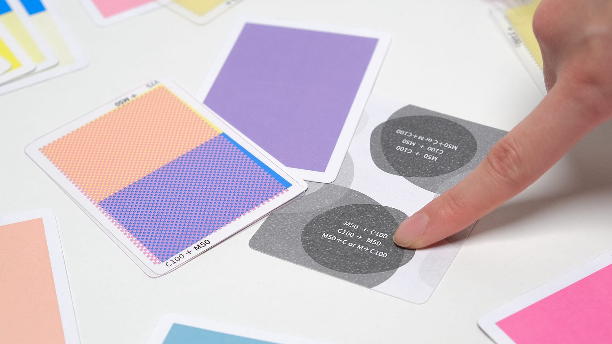 いろづくり　─並置混色の認知を目的としたカードゲームの提案─