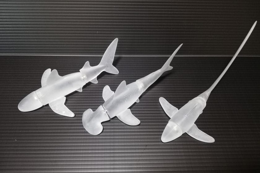 身体的特徴の組み換えによりサメの魅力を伝えるツール