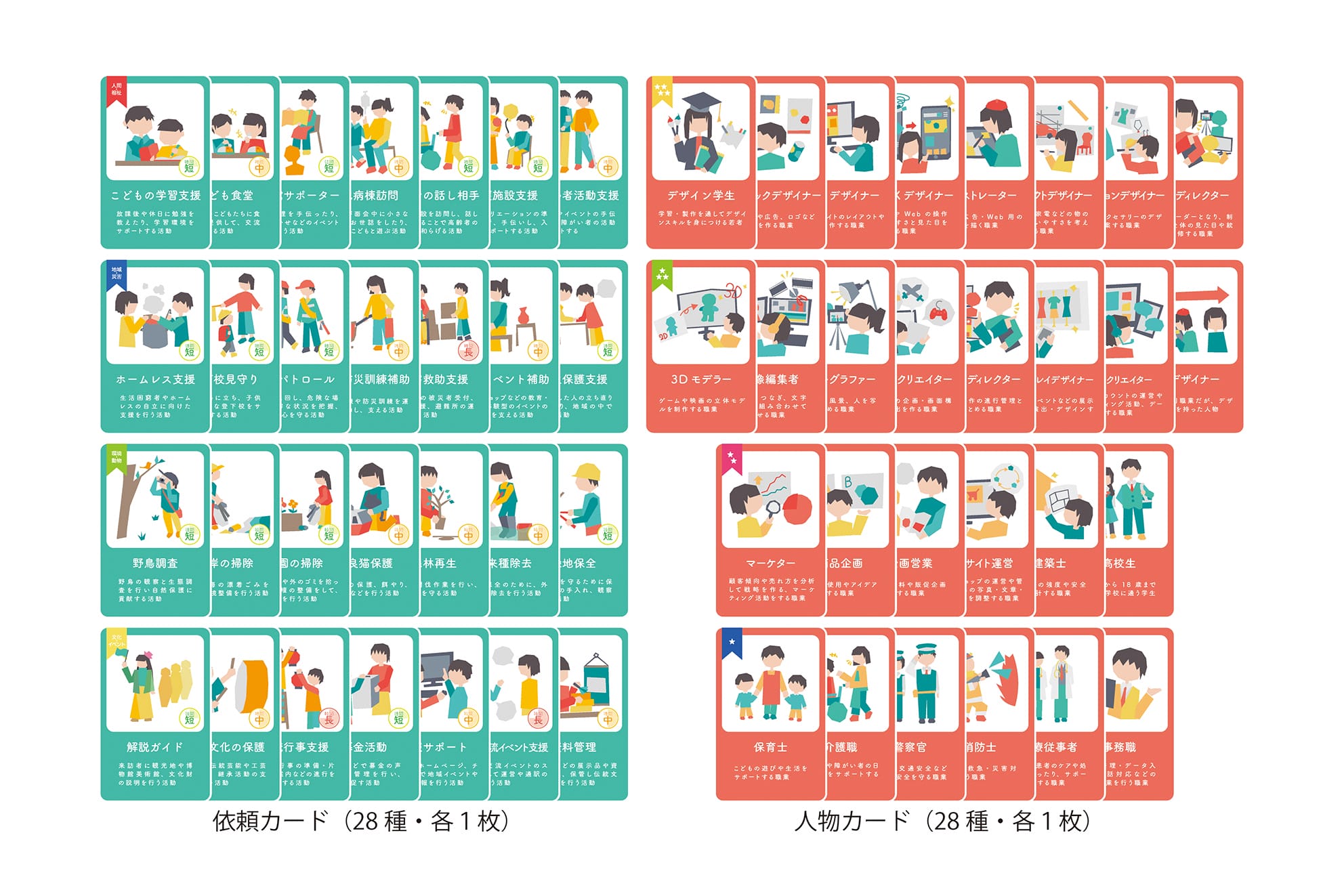 デザイン学生を地域コミュニティにつなぐカードゲーム『ボランティア！ なかまっちんぐ』