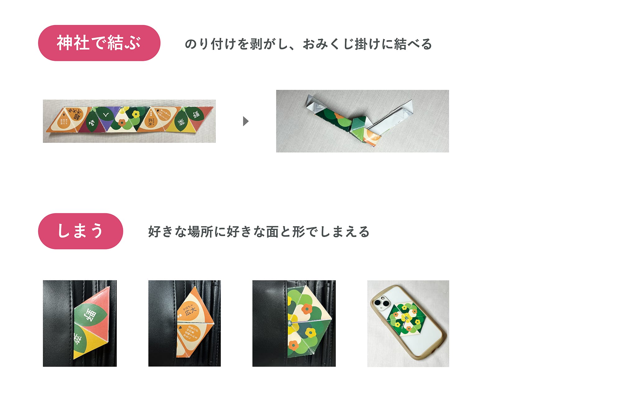 おみくじの楽しさを向上させる表現方法と仕組み