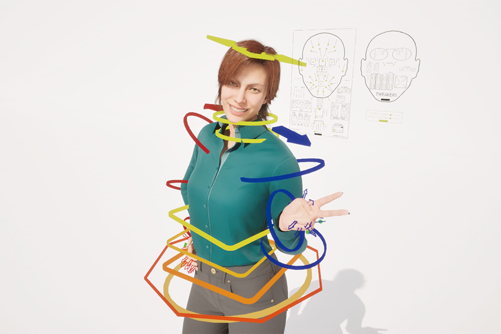 3Dアバターの表情誇張が感情伝達に堪える影響の検証