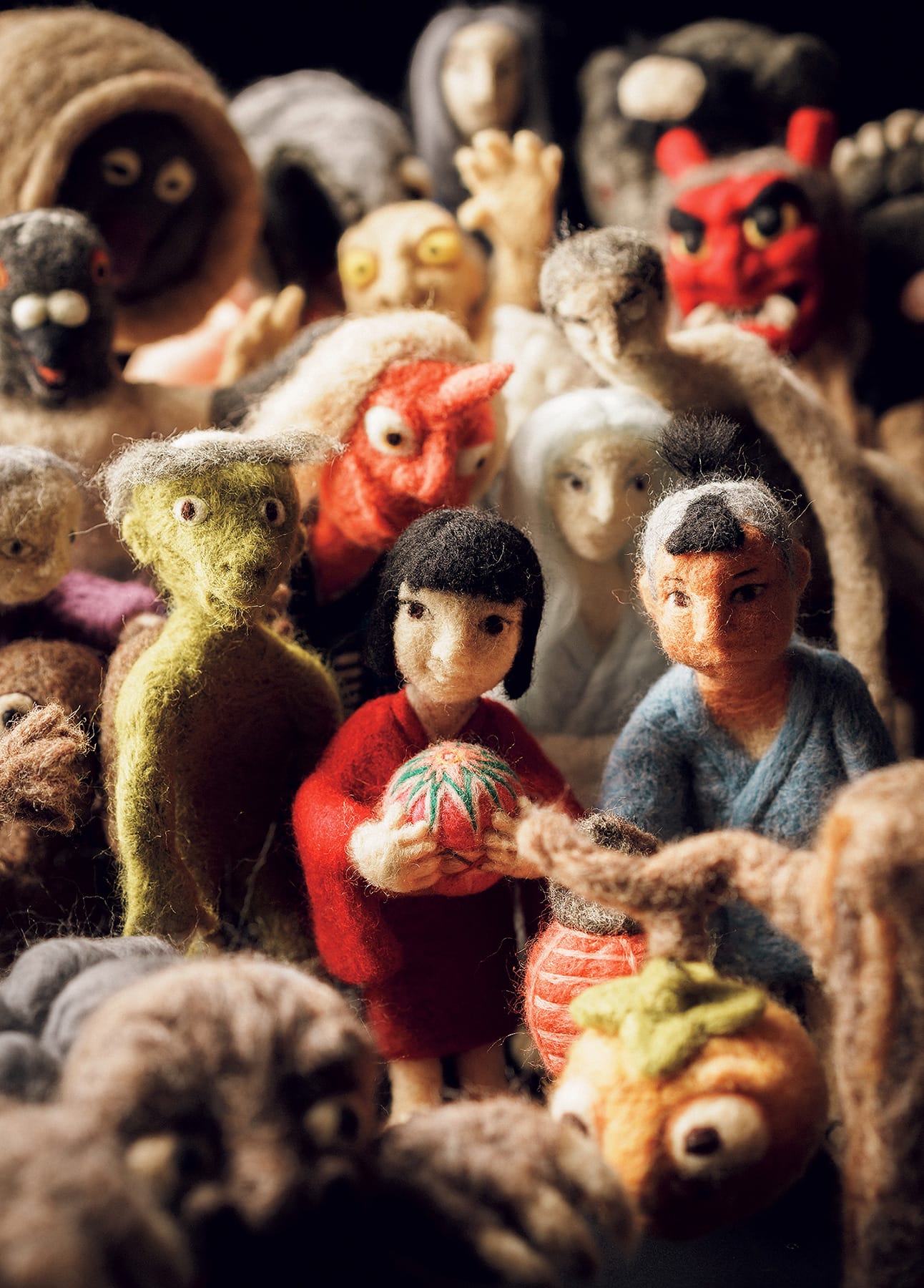 東北の郷土愛を育む妖（羊）毛フェルト人形制作