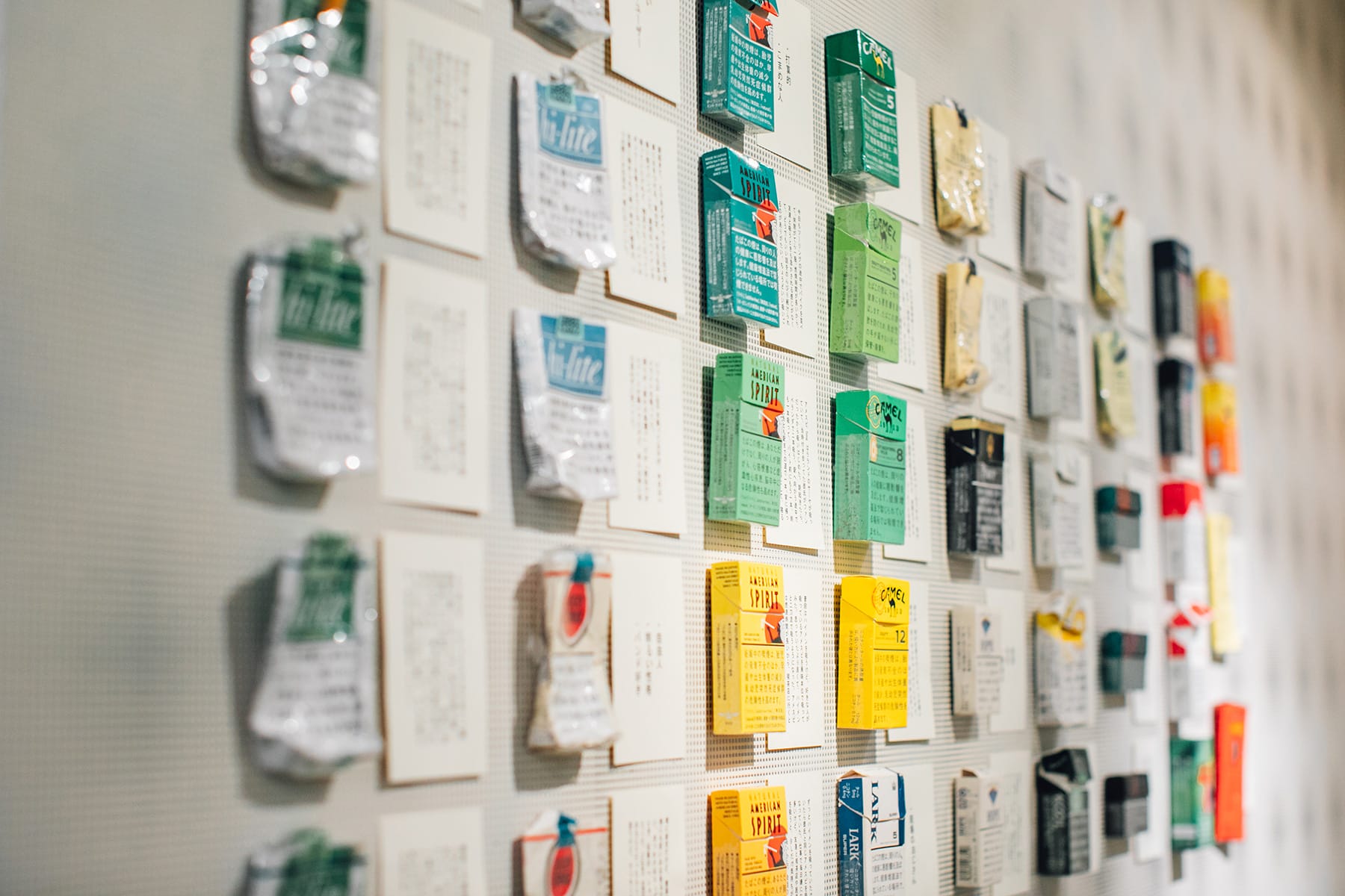 非喫煙者が煙草を集めて展示をしてみた