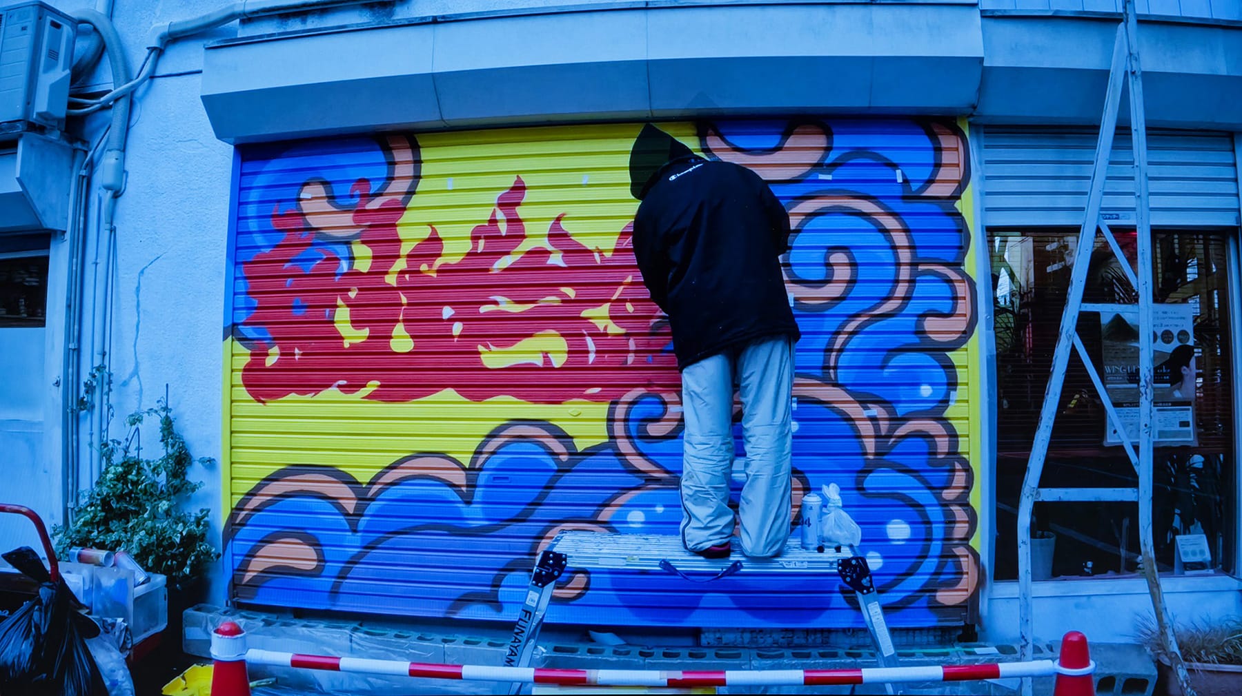 グラフィティアートを手掛かりとしたビジュアルデザイン制作