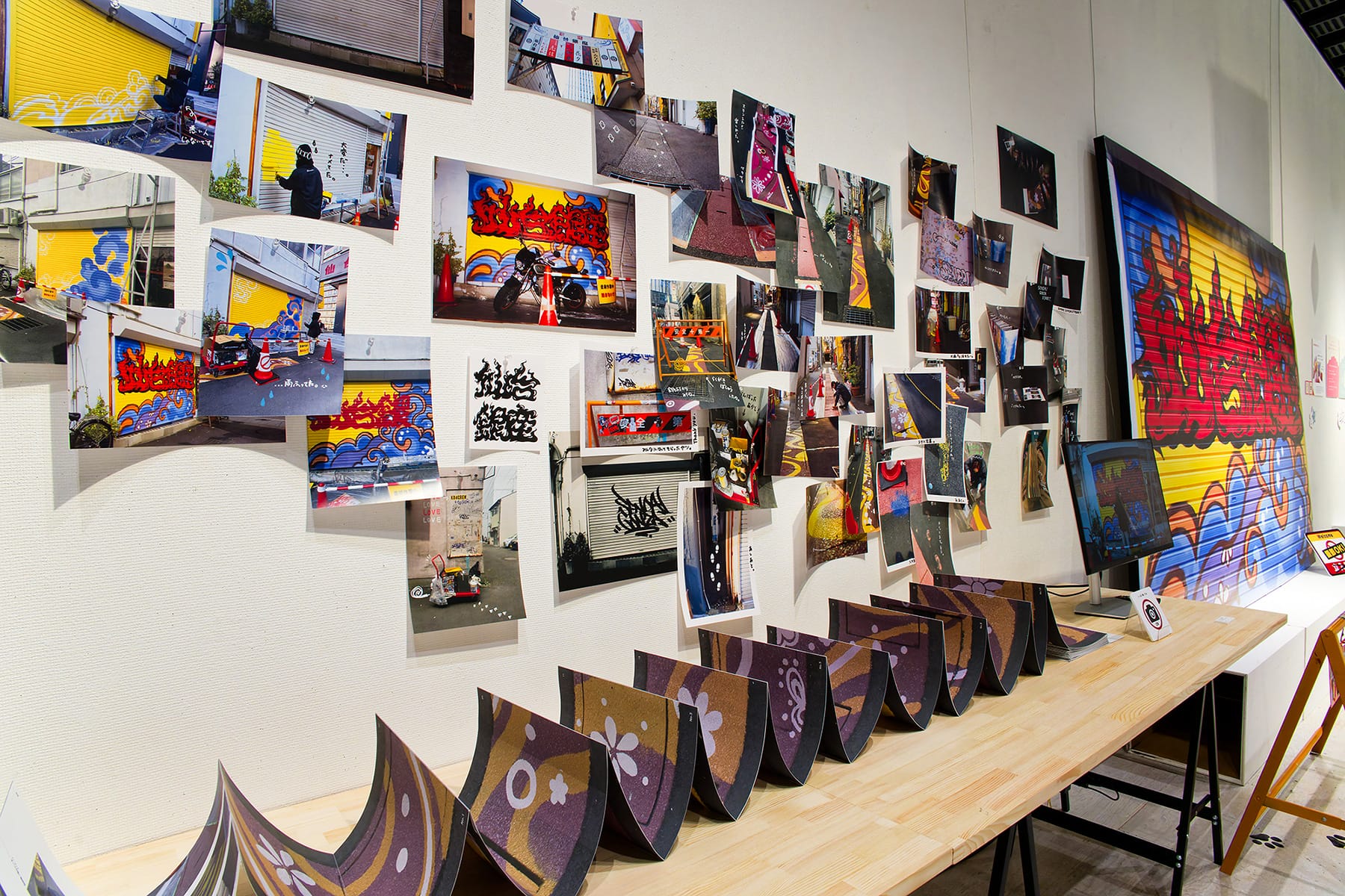 グラフィティアートを手掛かりとしたビジュアルデザイン制作