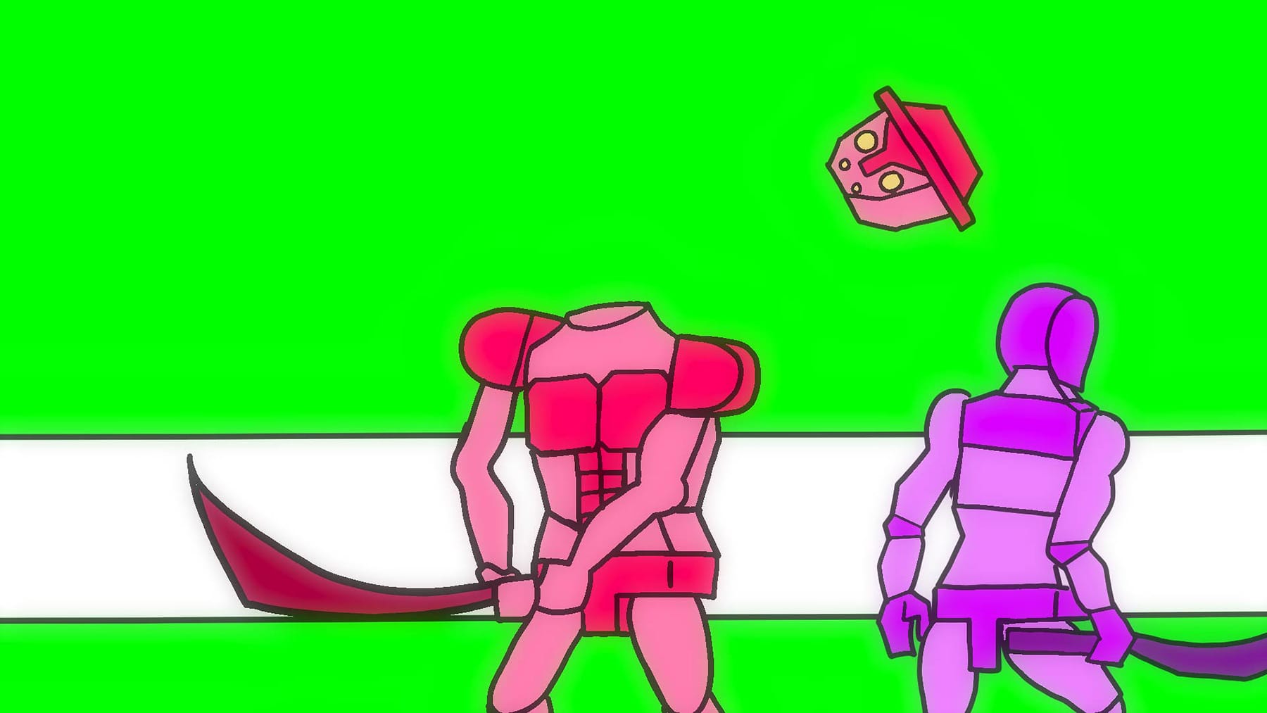 Vivid Colored Gymnastics