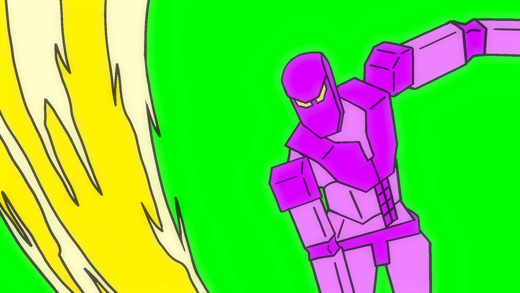 Vivid Colored Gymnastics