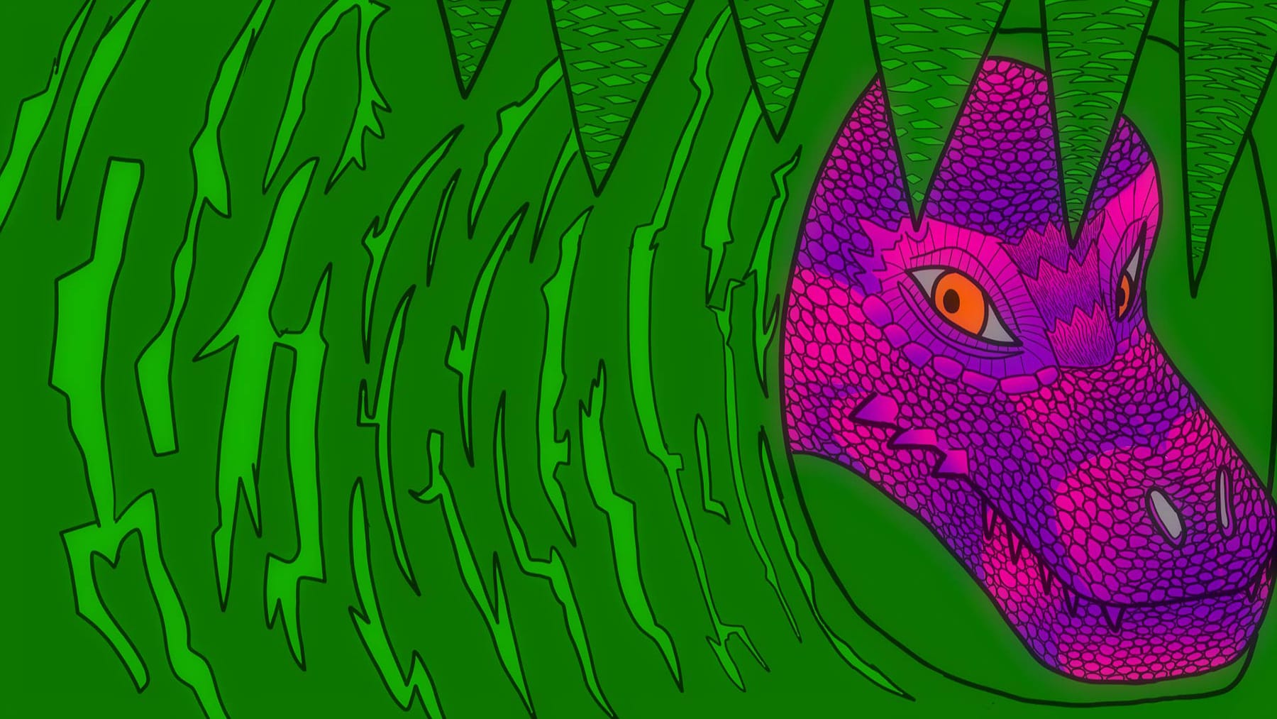 Vivid Colored Gymnastics