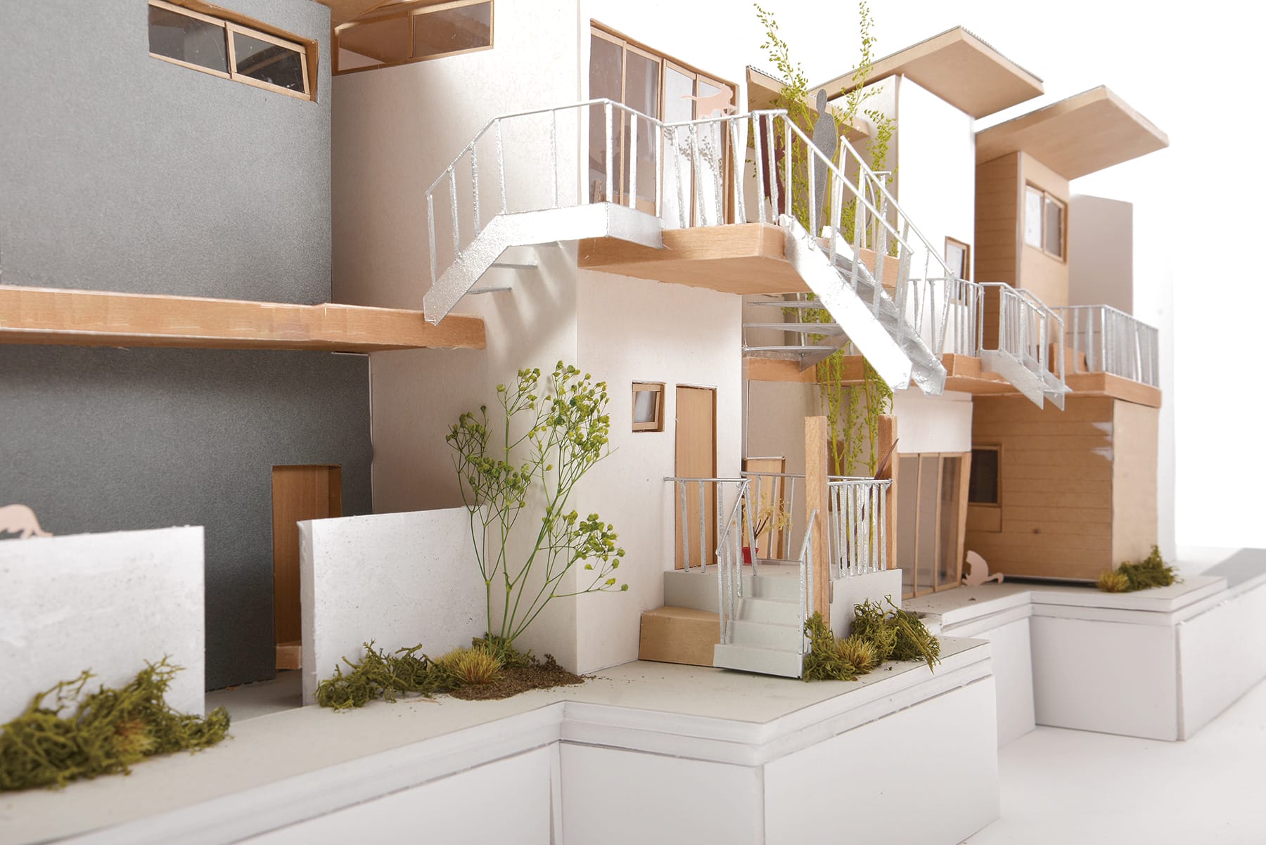 どこかでつながる集合住宅+G45:H48